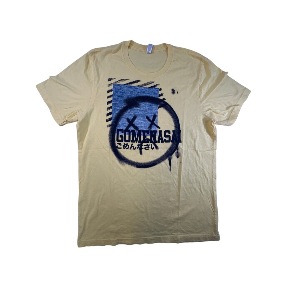 Canvas t-shirt Men's size Large yellow